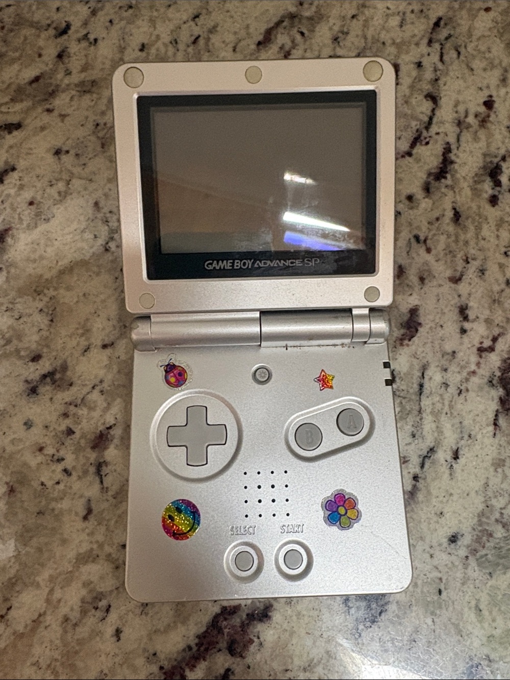 Nintendo Game Boy Advance SP Silver Handheld Console